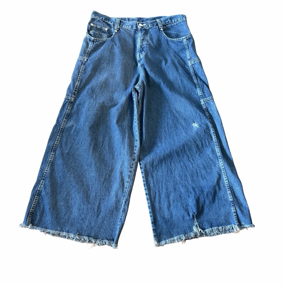 Vintage 90s Kikwear Mens 36x26 Jeans Y2K Rave Baggy W… - Gem
